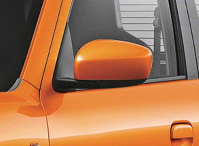 Body Color Door Handle and Outside Mirror